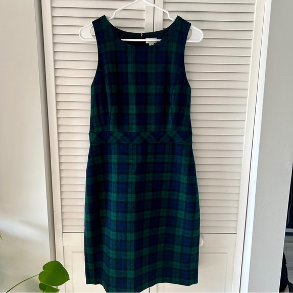 J. Crew Dresses & Skirts - J Crew Sleeveless Tartan Dress - 6